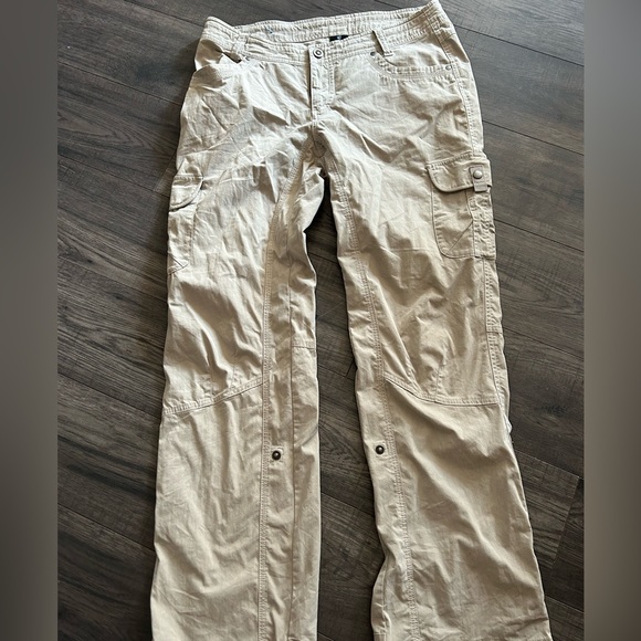 KÜHL KONTRA womens size 10 roll up Capri pants - Picture 2 of 9